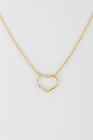 Heart Emblem Lovely Necklace 7CCE3